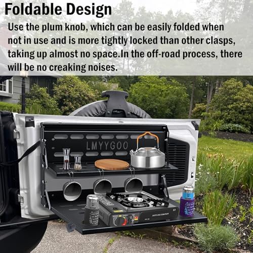 Tailgate Table for Bronco 2/4 Door, Double-Layer Molle - Image 4