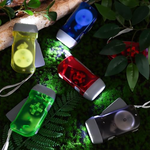 30 Pcs Hand Crank Flashlight 3 LED White Light Hand Press Torch No-Battery - Image 6