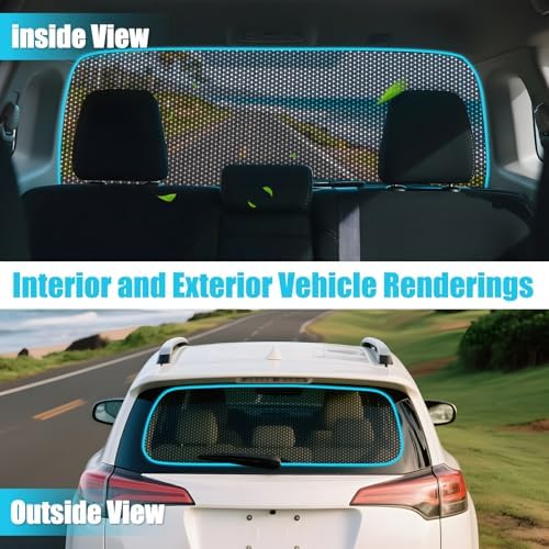ZATOOTO Rear Window Sun Shade for Toyota 4Runner 2017-2024 - Image 4
