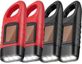 Mudder 4 Pack Hand Crank Solar Flashlight LED Emergency by Mudder