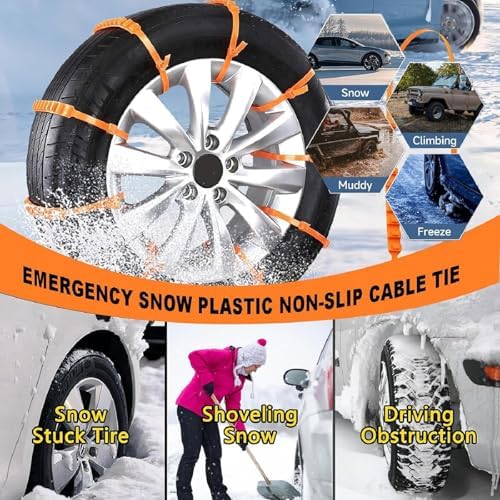 10PCS Universal Anti-Skid Snow Tire Chains, 2026 New Portable Emergency - Image 6
