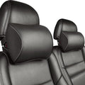 Aukee Car Headrest Pillow with Genuine Leather Cover Memory Foam Neck Cushion by au-kee