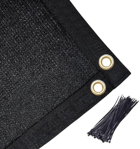 Amagenix 90% Shade Fabric 8'X 9' Black Sun Shade Cloth - Image 6