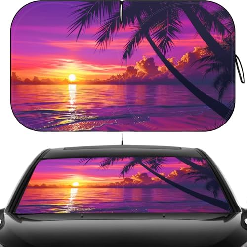 Windshield Sun Shade, Car Sun Shade Windshield by Loiyadn