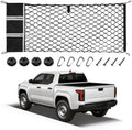 Amiss Truck Bed Cargo Net with Side Organizer, Compatible with Toyota Tacoma by Amiss