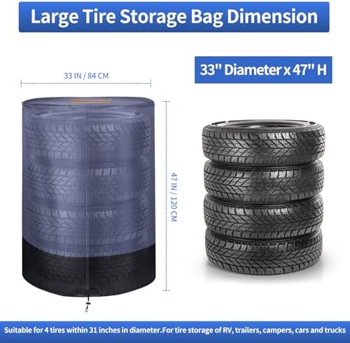 Tire Covers, Durable 420D Oxford - Image 6