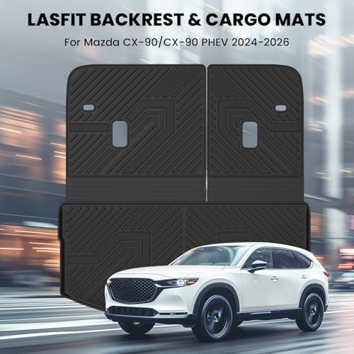 LASFIT Cargo Mat for Mazda CX90 / CX90 PHEV 2024-2026 3rd Row 60/40 - Image 3
