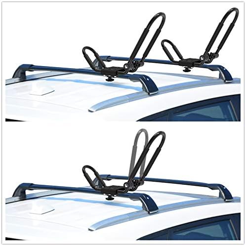 FDB Upgraded Double Universal Folding Adjustable J Cross Bar 1 Pairs = 2 PCS by FDB