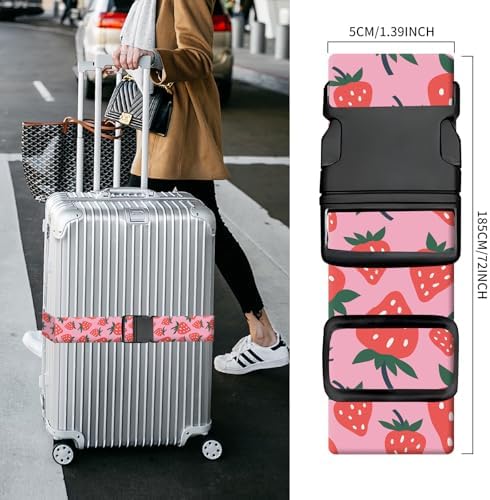Luggage Straps for Suitcases, Heavy Duty Travel Belt - Image 3