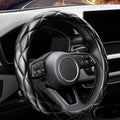 YHONGJT Soft Microfiber Leather Steering Wheel Cover, Universal 15 Inch by Unknown