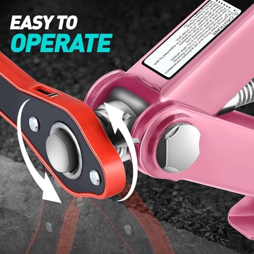 DNA MOTORING Scissor Jack for Car 1.5 Ton Capacity - Image 5