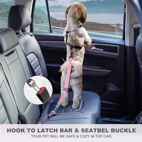 IOKHEIRA Dog Seat Belt 3-in-1 Car Harness - Image 7