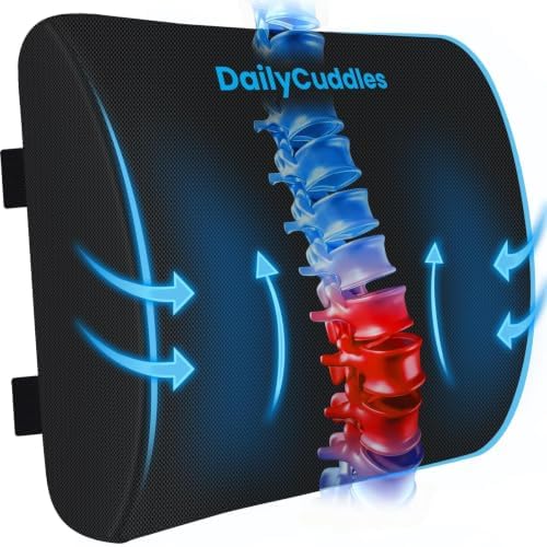 Lumbar Support Pillow, Ergonomic Back Cushion by Unknown