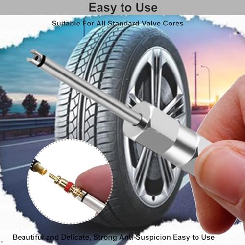Valve Core Removal Tool, Schrader Valve Stem Removal Tools Stem Puller - Image 4