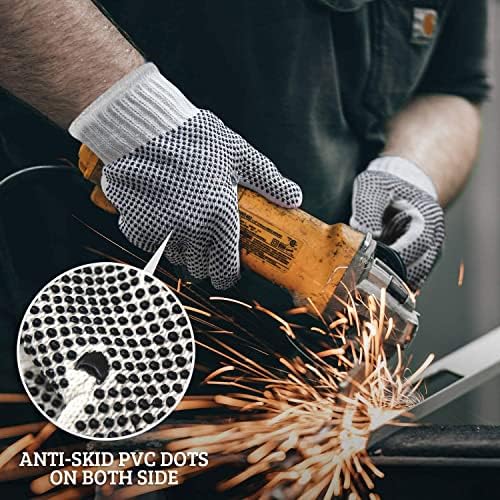 Evridwear Cotton Polyester String Knit Shell Safety Protection Work Gloves - Image 3