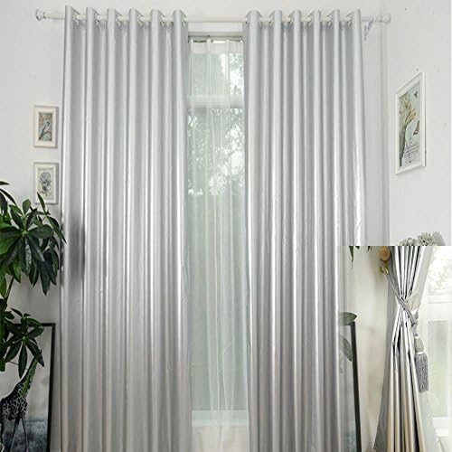 Blackout Drapery Shade Fabric Black and Silver 100 Percent Shading Light - Image 6