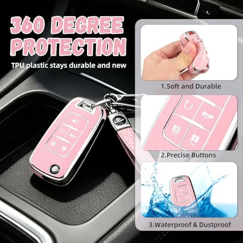 for Chevy Key Fob Cover, Premium Soft TPU Full Protection Key Cover - Image 5