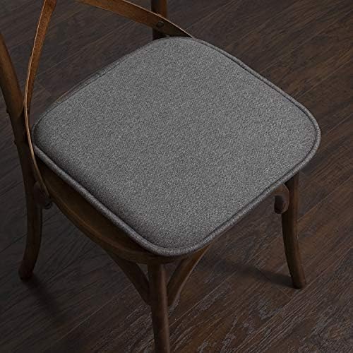Sweet Home Collection Chair Cushion Memory Foam Pads Honeycomb Pattern Slip Non - Image 5