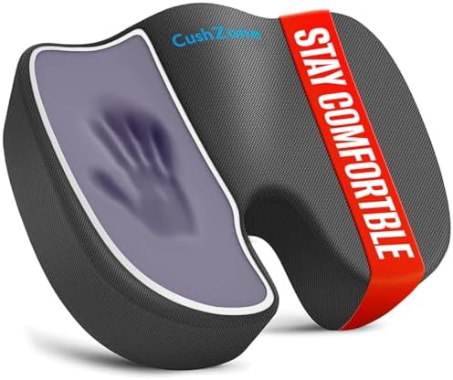 CushZone XXL Memory Foam Seat Cushion by CushZone
