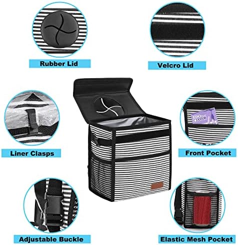 Femuar Leak Proof Car Trash Can - Image 3