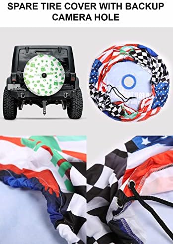 ThuhaTree Store Zombie Skull Horror Halloween Spare Tire Cover - Image 6