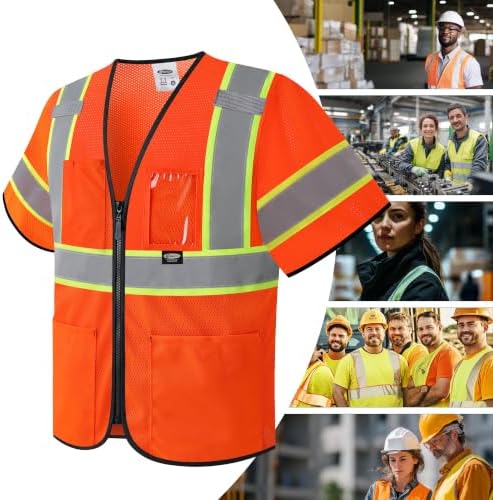 JKSafety Safety Vest for men women Hi Vis Vest - Image 5