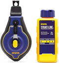 IRWIN Tools STRAIT-LINE Chalk Line, Speedline Pro Reel, 100 ft. by IRWIN