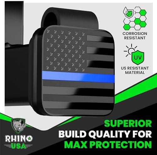 Rhino USA American Flag Trailer Hitch Cover - Image 4