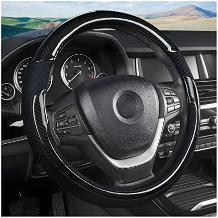 Moly Magnolia 15 Inch Car Steering Wheel Cover, Bright Black by Moly+Magnolia