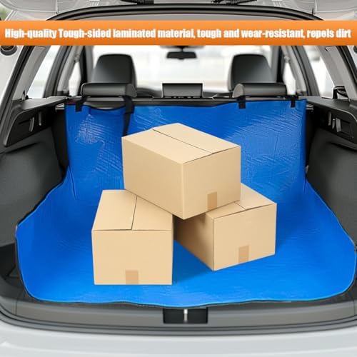 SUV Cargo Liner for Dogs, Anti-Scratch Foldable Auto Trunk Cover, Heavy-Duty - Image 3