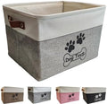 Dog Toy Basket Collapsible Dog Toy Box Foldable Dog Toy Bin by CpakOwlgoo