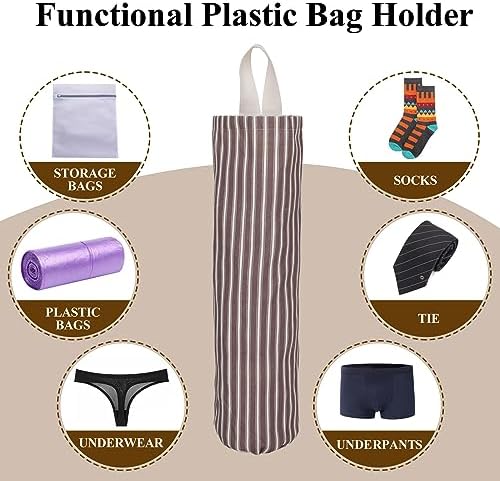 TOGETRUE Plastic Bag Holder, Wall Mount Grocery Bag Holder, Reusable Trash Bag - Image 4