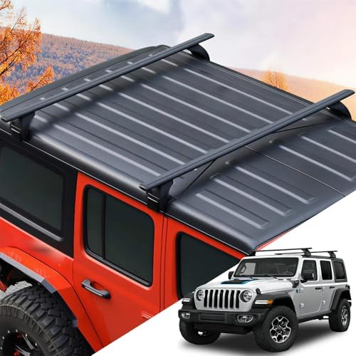 Roof Rack Cross Bars for 2007-2026 Jeep Wrangler JK/JL Gladiator by Snailfly