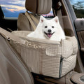 Center Console Dog Car Seat for Small Dogs, Removable Pet Seat by RUONARIER
