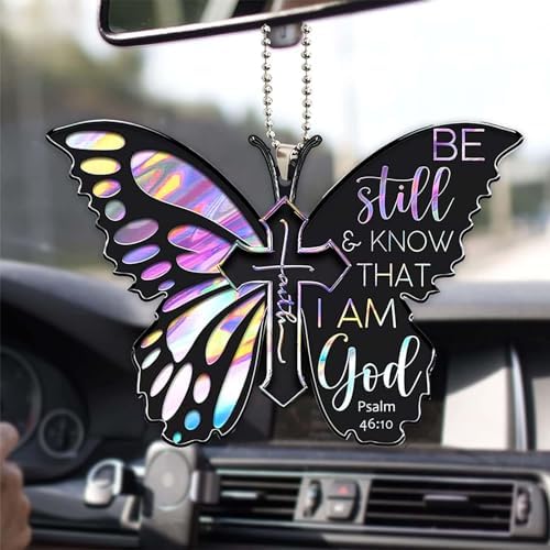Butterfly Car Hanging Ornament, Hanging Charm Home Decoration Keepsake - Image 2