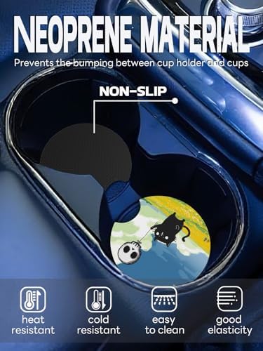 WOCOCN Car Coasters, Cup Holder Coasters - Image 2