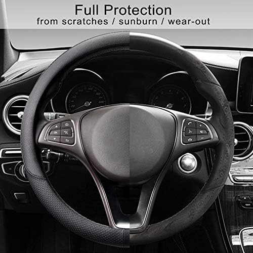 COFIT Breathable Car Steering Wheel Cover 15 inch Auto Universal Leather Wrap - Image 5