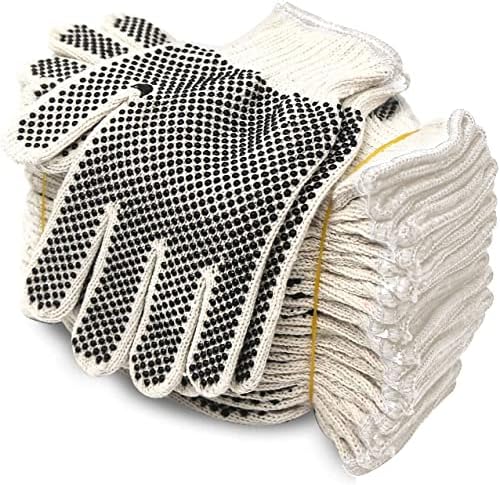 Evridwear Cotton Polyester String Knit Shell Safety Protection Work Gloves by Evridwear