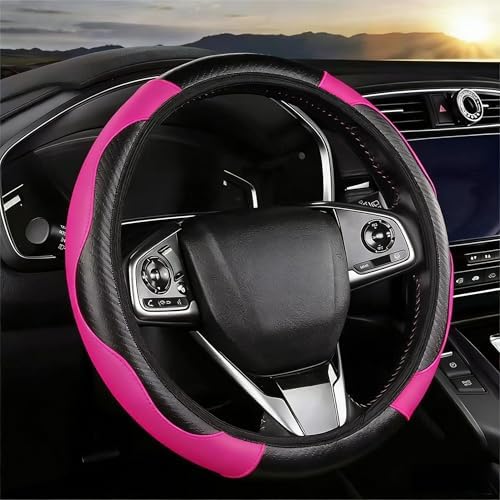 Hot Pink Steering Wheel Cover by Follicomfy