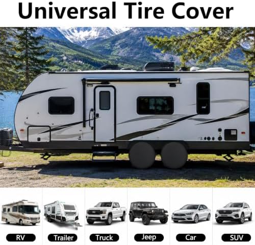 Tire Covers 4 Pack, Fit 27-29 Inch Tire Diameter - Image 6