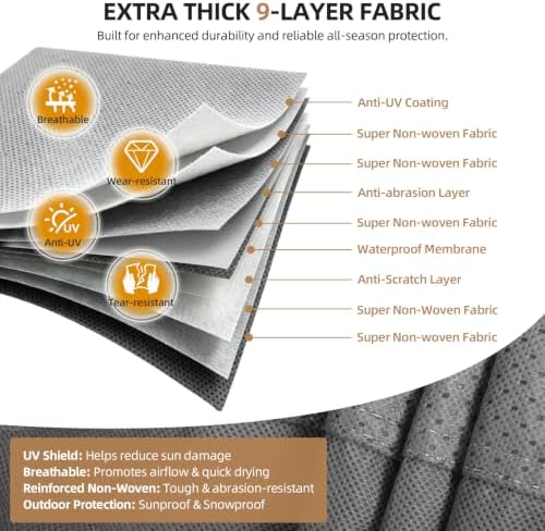 Leader Accessories Windproof 20-22 ft Travel Trailer RV Cover Extra Thick - Image 2