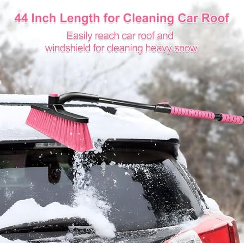 SEAAES 44 Inch Car Scraper Snow Brush - Image 4