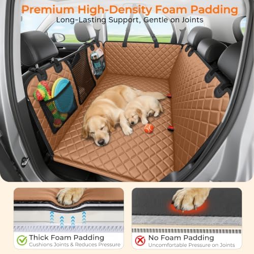 URPOWER Back Seat Extender for Dogs, Large Hard Bottom Dog Car Seat Cover - Image 4