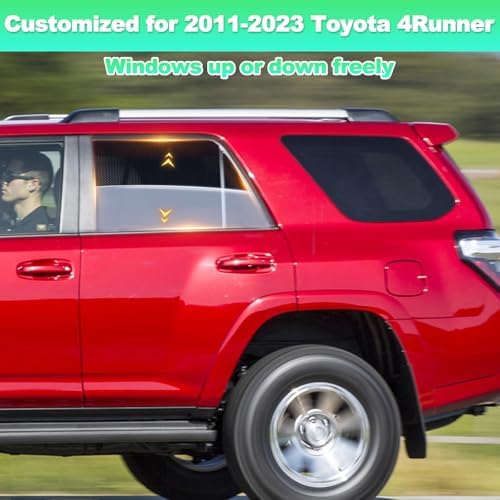 4Runner Window Shades 2011-2023, Rear Side Mesh - Image 2
