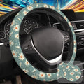 White Daisy Steering Wheel Cover by Unknown