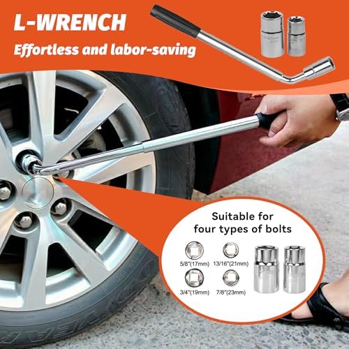 Car Jack, Car Jack and Stand Kit, Portable 2 Ton Scissor Jacks, Cars - Image 5