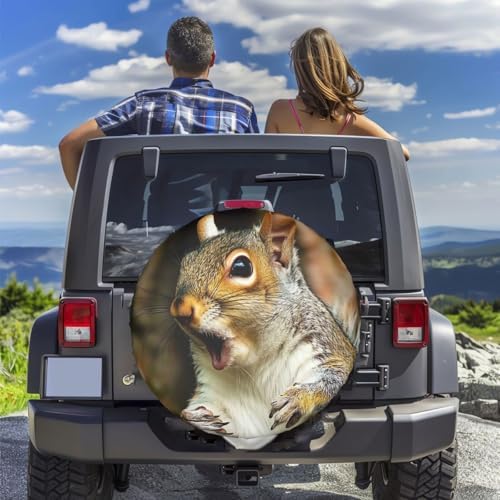 Funny Squirrel Spare Tire Cover - Image 5