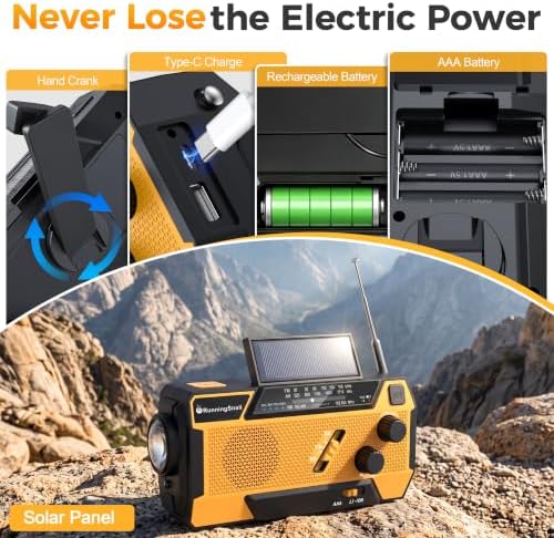 RunningSnail Hand Crank Emergency Radio - Image 5