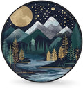 Rv Spare Tire Cover Wheel Mountain Tree Forest Tire Covers Wheel Protectors by FengQuGou