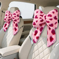 2 Pack Bow Car Headrest Pillow Comfortable Soft Plush Head Rest Cushion by iHUFeather